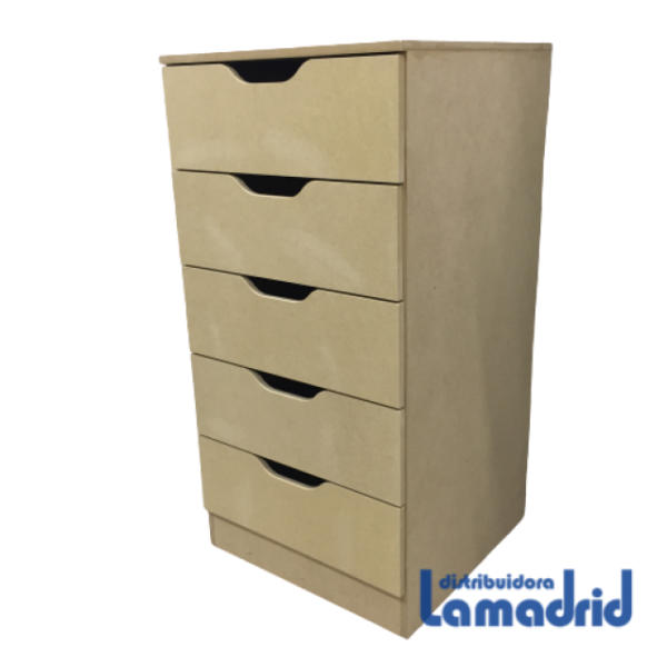 CAJONERA MDF 5 CAJONES