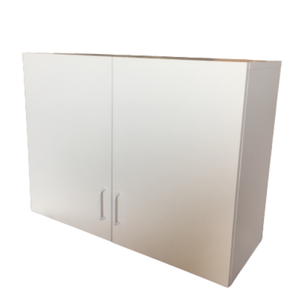 ALACENA MELAMINA BLANCA 2 PUERTAS 80 x 60 x 32 cm
